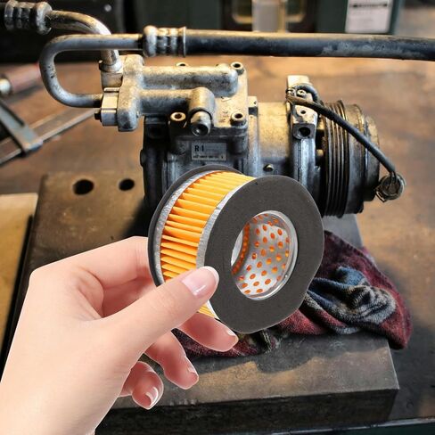 STOBAZA Air Compressor Filter Elements and Universal Compatibility 2pcs Replacement with Dual Cylinder Design Filter Paper Material for Enhanced Air Pump Performance in Household in Kuwait