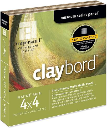 CLAYBORD 1/8 بوصة مسطحة 4 قطع × 4 in Kuwait