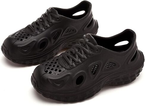 Unisex EVA Hollow Out Platform Water Shoes with Arch Support Outdoor Round Toe Anti Slip Soft Sole Lightweight Quick-Drying Hole Garden Clogs for Swim Pool Beach Aqua in Kuwait