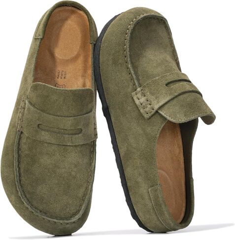 Project Cloud 100% Genuine Leather Clogs for Women Footwear 2026 (Haven, THYMESUEDE,7M) in Kuwait