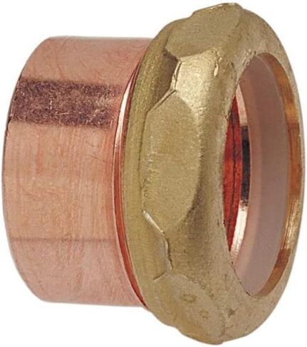 Nibco Strt,Copper,Cup11/4in,Comp.11/4in 9017 11/4X11/4-1 Each in Kuwait