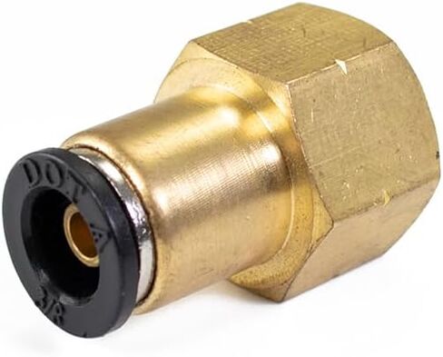 3/8" Female NPT to 3/8" PTC Brass Air Line Push to Connect Pneumatic Fitting in Kuwait