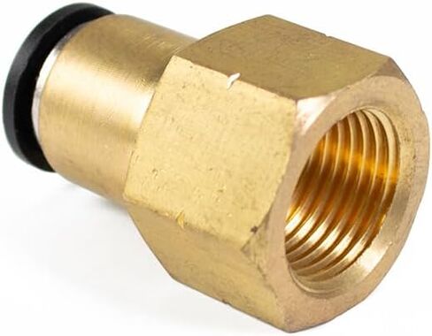 3/8" Female NPT to 3/8" PTC Brass Air Line Push to Connect Pneumatic Fitting in Kuwait
