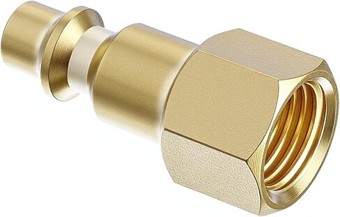 1/4 Inch Air Plug 10PCS Air Hose Connectors MNPT*5 FNPT*5 Air Plug Brass Connect Fitting Industrial Hose Quick Connect Fitting for Compressor in Kuwait