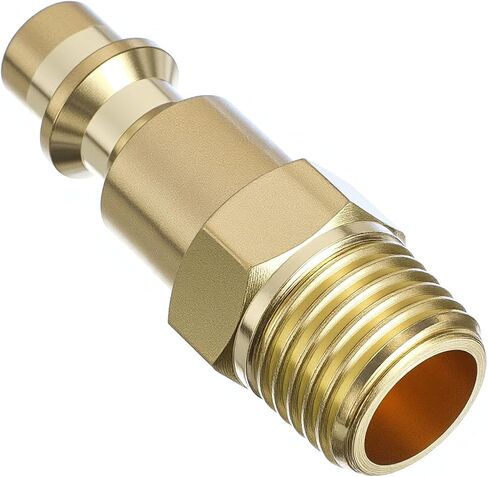 1/4 Inch Air Plug 10PCS Air Hose Connectors MNPT*5 FNPT*5 Air Plug Brass Connect Fitting Industrial Hose Quick Connect Fitting for Compressor in Kuwait