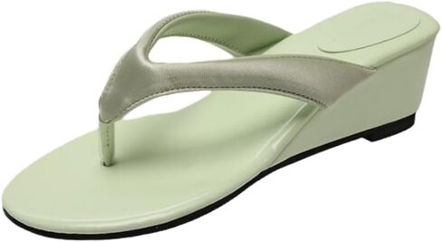 Women's Wedge Heel Slippers - Casual Daily Summer Outdoor Sandals, Beach Walks Relaxed Styling in Kuwait