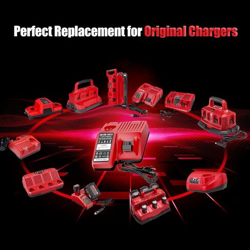 Replacement for Milwaukee M12&M18 Charger 48-59-1812 48-59-1810 48-59-1808 in Kuwait