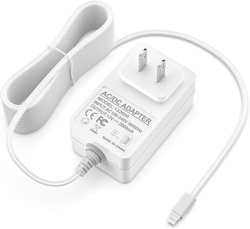 13V 3-Pin Charger for Somfy Blinds, Fits 9025166 Battery Wand | 13V 3-Pin Li-Ion Charger, Sonesse 30/28/40, Ultra 30 Motors, And Bali Blinds, Protected Circuit, 13ft Cord in Kuwait