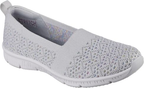 Skechers - Womens Be-Cool - Knitwaves Slip On Shoes, Color Gray/Multi, Size: 9.5 M US in Kuwait