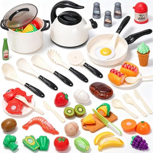 CUTE STONE Play Kitchen Accessories with Sound & Light Induction Cooktop in Saudi Arabia