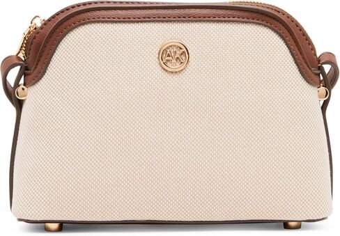 Anne Klein Womens Dome Crossbody with Detachable Card Case in Kuwait