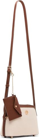 Anne Klein Womens Dome Crossbody with Detachable Card Case in Kuwait