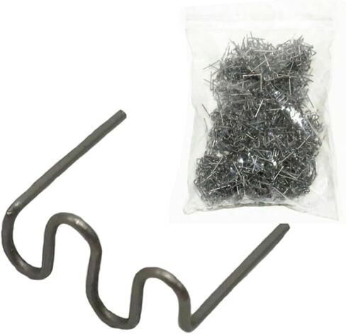 1000Pcs 0.8mm Wave Plastic Welding Staples for Hot for stapler Kit Car Bumper Repair Stainless Steel in Kuwait