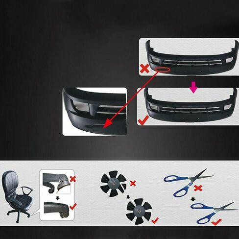 1000Pcs 0.8mm Wave Plastic Welding Staples for Hot for stapler Kit Car Bumper Repair Stainless Steel in Kuwait
