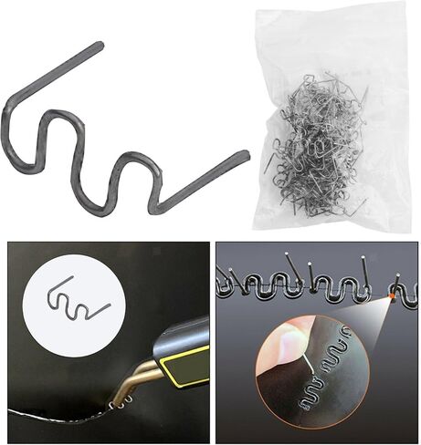 1000Pcs 0.8mm Wave Plastic Welding Staples for Hot for stapler Kit Car Bumper Repair Stainless Steel in Kuwait