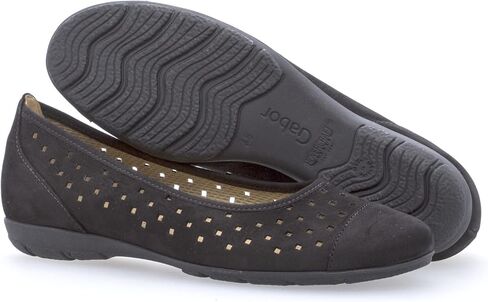 Gabor 24.169.17 - Women's Ballerina - Size 7 (US) 37.5 (EU) Black in Kuwait