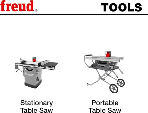 Freud 6" Safety Dado Set, Tico Hi-Density Carbide, Silver ICE Coating, 18 Teeth - Ideal for Cutting Slots & Grooves, Includes 2 Blades, 5 Chippers and Shim Set - SD306 in Kuwait