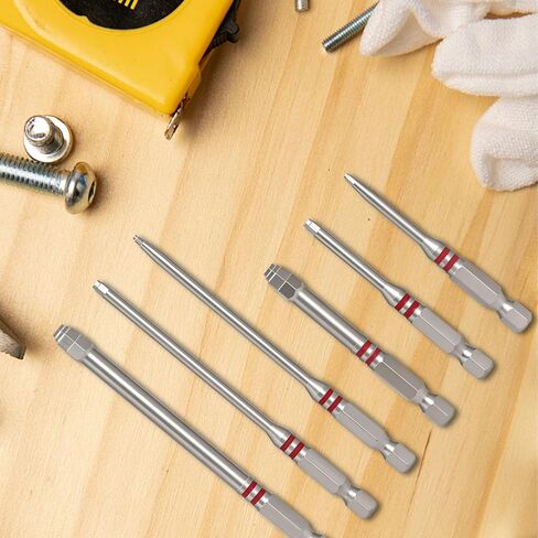6Pcs Pagoda-Shaped Magnetic Hex Screwdriver Drill Bit Set, Pagoda-Shaped High-Strength Design, Power Bits for Electric Drills and Wrenches, Multiple Sizes in Kuwait