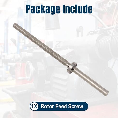 Motopraty Rotor Feed Screw for Accuturn Bosch Brake Lathe 433156 | Replaces 433156, Fits 8922 8944 8989, Stainless Steel, Replacement Part in Kuwait