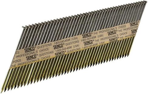 Senco 34 deg. 16 Ga. Ring Shank Straight Strip Framing Nails 3 in. L x 0.12 in. Dia. 2500 pk in Kuwait