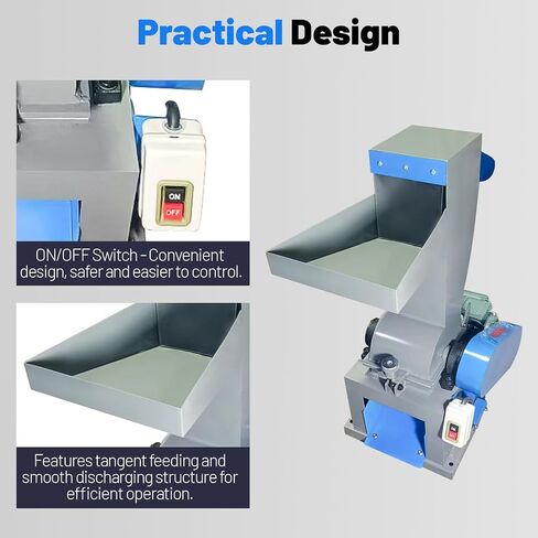 Electric Hammer Crusher Machine 2.5KW 220V Rock Glass Stone Coal | Shatter Grinder Milling Crushing with 0.12/0.24/0.4 inch Sieves, 300 to 500 kg/h (660-1100 lb/h) Crushing Capacity in Kuwait