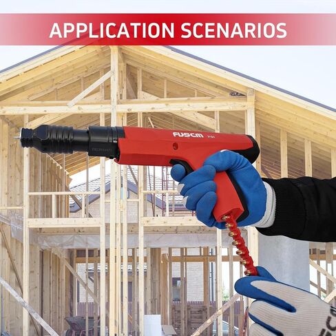 2-1/2" washered Fastener + .27 Cal Semi-Auto Powder Actuated Tool with power adjuster and silencer in Kuwait