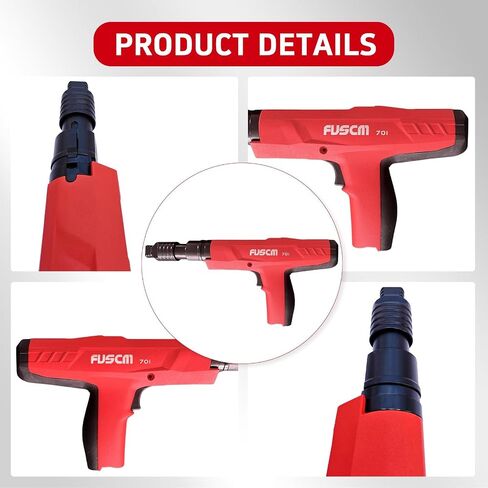 1" washered Fastener + .27 Cal Semi-Auto Powder Actuated Tool with power adjuster and silencer in Kuwait