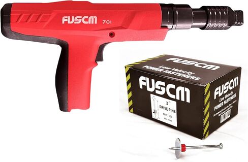 3" washered Fastener + .27 Cal Semi-Auto Powder Actuated Tool with power adjuster and silencer in Kuwait