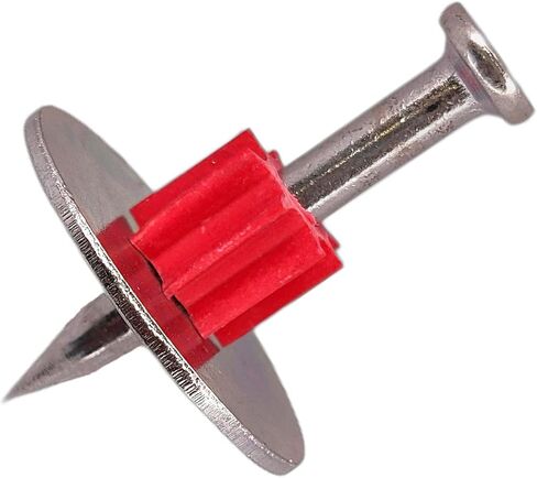 1-1/4" washered Fastener + .27 Cal Semi-Auto Powder Actuated Tool with power adjuster and silencer in Kuwait