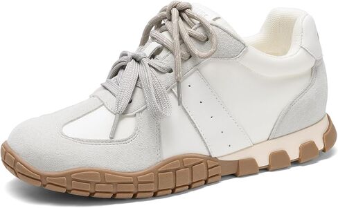 DREAM PAIRS Women's Comfortable Coushioned Walking Tennis Shoes, Non Slip Casual Workout Fashion Office Sneakers in Kuwait