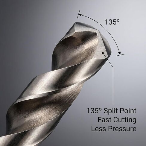 4PCS 150mm Long Drill Bits Set, Diameter 3.0mm 4mm 5mm 6mm, Extra Long Drill Bits for Wood Plastic & Aluminum Hard Metal Stainless Steel, Cast Iron, Copper, PVC in Kuwait