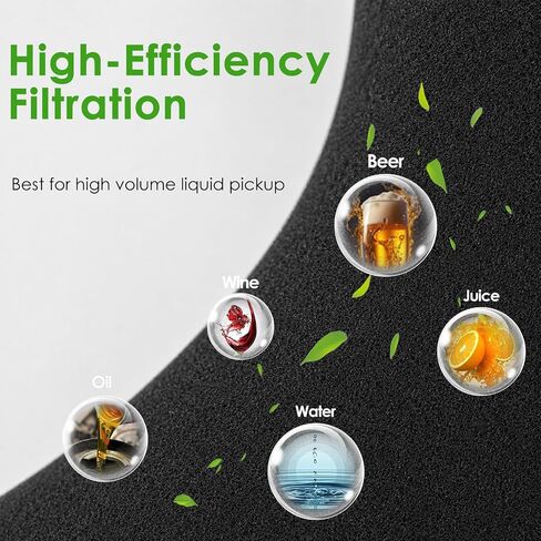 VF5000& VF7000 Replacement Filter fits Rigid Shop Vacuums 5-20 Gallon& Husky Shop Vacuum 6-9 Gallon with 2* Foam Sleeves -2 Pack in Kuwait