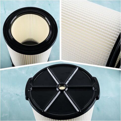 2 Packs of VF4000 Replacement Filter, Standard Wet/dry Vac Filter VF4000 Compatible with RIDGID Vac 5-20 Gal, 6-9 Gal Husky Vacuum Cleaner in Kuwait