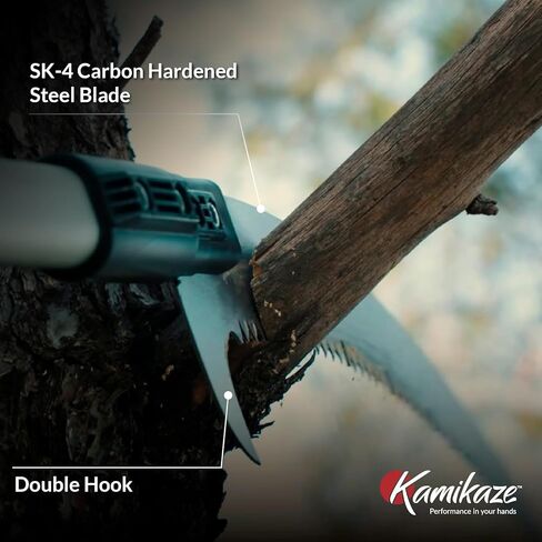 Kamikaze 390mm Pole Saw Replacement Blade, Compatible with Silky & Notch Pole Saws,15.4 in SK4 Steel Pruning Saw Blade, 5.5 TPI Impulse-Hardened Teeth, Hard Chrome Plated, 1.5mm Thick Arborist in Kuwait