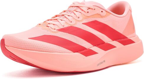 adidas, Women's, Adizero Evolution Sl Running Shoes, Frozen Turbo/Lucid Red/Silver Metallic, 9, Medium in Kuwait