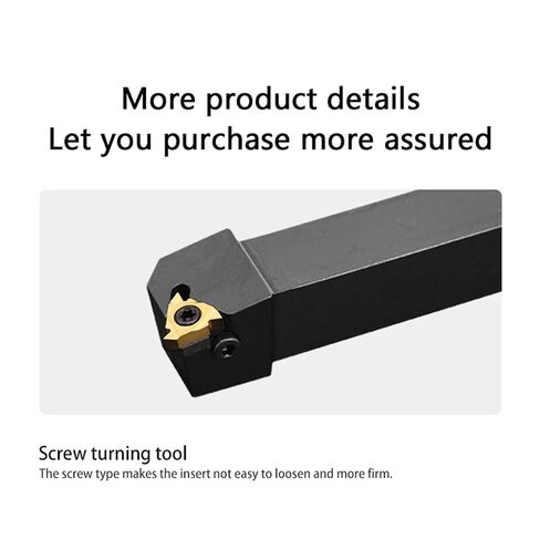 Indexable Lathe Carbide Insert 1PCS SER2020K16 External Thread Turning Tool Lathe Cutter Bar Holder in Kuwait