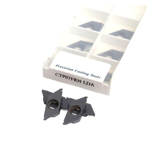 Indexable Lathe Carbide Insert 10PCS CTPA20FR K15 CTP07FRN LDA Hard Alloy External Turning Tool Parts Suitable for Steel and Stainless(CTPA20FR K15) in Kuwait