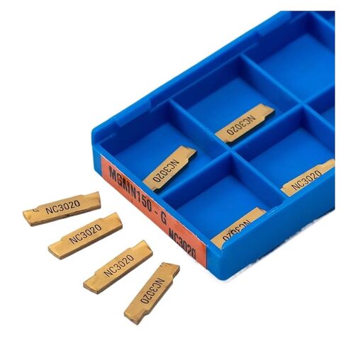 Indexable Lathe Carbide Insert 10PCS MGMN150 NC3020 Hard Alloy Turning Tool Grooving Blade External in Kuwait