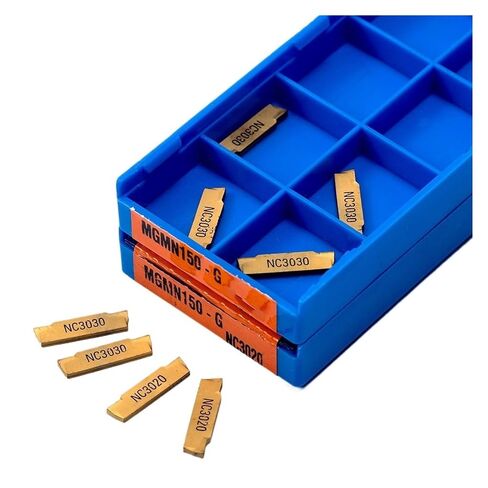 Indexable Lathe Carbide Insert 10PCS MGMN150 NC3020 Hard Alloy Turning Tool Grooving Blade External in Kuwait