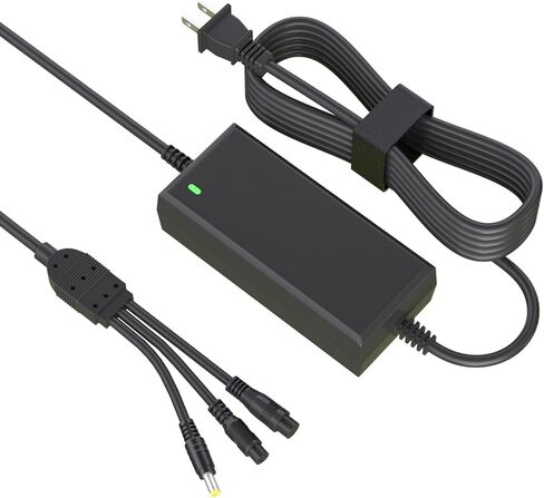 (Dual line 3-in-1) 42V 2A Charger Plug with DC Universal 5.5 * 2.5/2.1mm Interface, 8mm/12mm Three Hole, Suitable for Brands Such as Jetson, Razor, Swagtron, Bird, Gotrax, etc in Kuwait