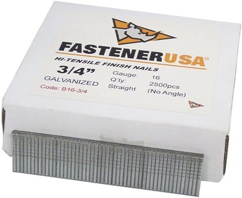 3/4" Finish Nails 16GA GALV 2,500ct in Kuwait