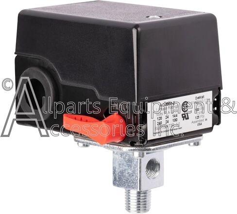AC-0008-1 Pressure Switch 1/8" NPT Special Port 100-125 PSI 2-Pole 120-240V Compatible with Craftsman, DeWALT, DeVilbiss, and Porter Cable Air Compressor Units in Kuwait