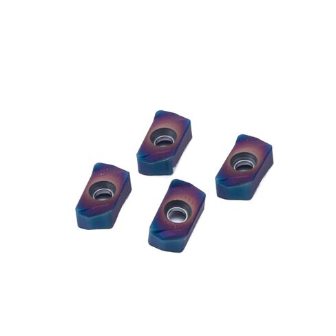 High Toughness Turning Blade Machine Accessories 10PCS LNMU0303 Blue Double Side Fast Feed Open Rough Milling LNMU 0303 Cemented Carbide Turning Tool Cutter in Kuwait