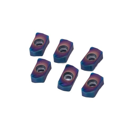 High Toughness Turning Blade Machine Accessories 10PCS LNMU0303 Blue Double Side Fast Feed Open Rough Milling LNMU 0303 Cemented Carbide Turning Tool Cutter in Kuwait
