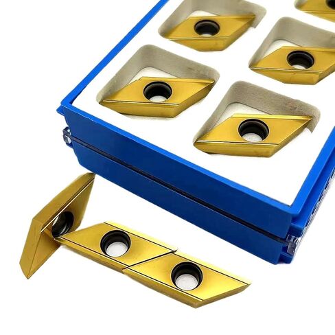 Indexable Lathe Carbide Insert 10PCS XCET170404 KT8060 Hard Alloy External Turning Tool Metal Chamfering Blade in Kuwait