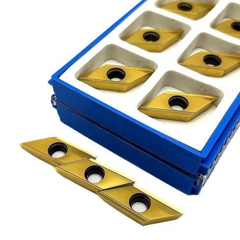 Indexable Lathe Carbide Insert 10PCS XCET170404 KT8060 Hard Alloy External Turning Tool Metal Chamfering Blade in Kuwait