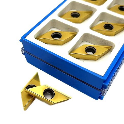 Indexable Lathe Carbide Insert 10PCS XCET170404 KT8060 Hard Alloy External Turning Tool Metal Chamfering Blade in Kuwait