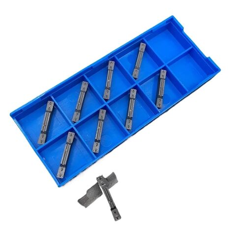 Indexable Lathe Carbide Insert 10PCS MGMN300-M PC9030 Hard Alloy Metal Prating Lathe Sloting Blade Turning Tools in Kuwait