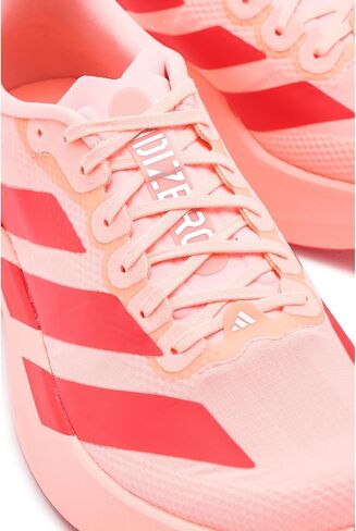 adidas, Women's, Adizero Evolution Sl Running Shoes, Frozen Turbo/Lucid Red/Silver Metallic, 6, Medium in Kuwait