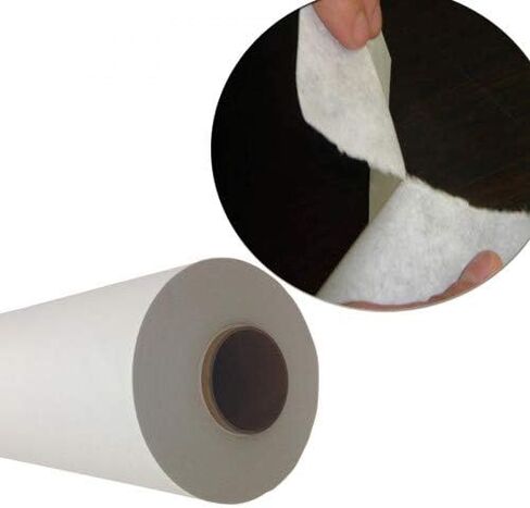 Tear Away Machine Embroidery Stabilizer White Backing Paper 24"x27yds.(82ft.) roll - High Weight 3.5 oz - Cut into Variable Sizes - for Machine Embroidery and Hand Sewing in Saudi Arabia